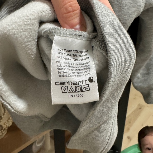 Carhartt boys hoodie toddler graphic sweatshirt pullover pocket - Picture 6 of 7